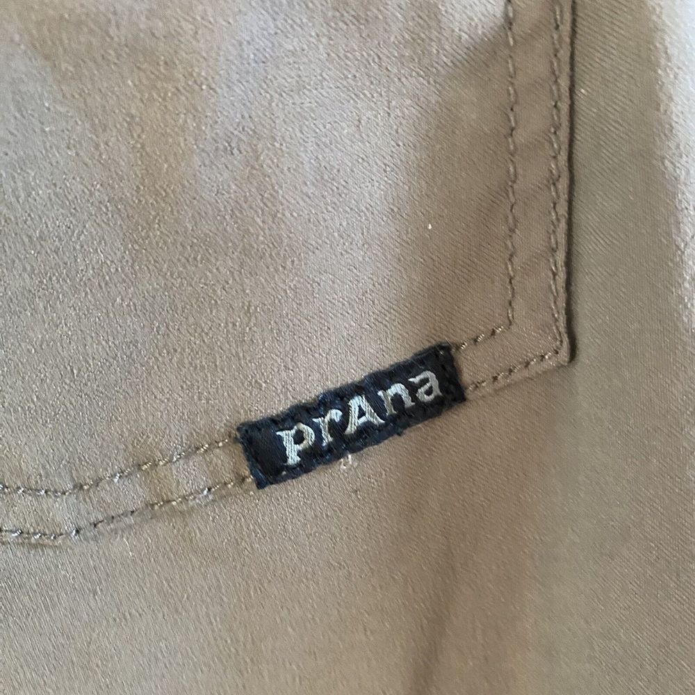 Prana Pants Mens 34 X27 Brown Brion II Slim Fit Hiking Stretch Flat Front Hemmed - Picture 6 of 13